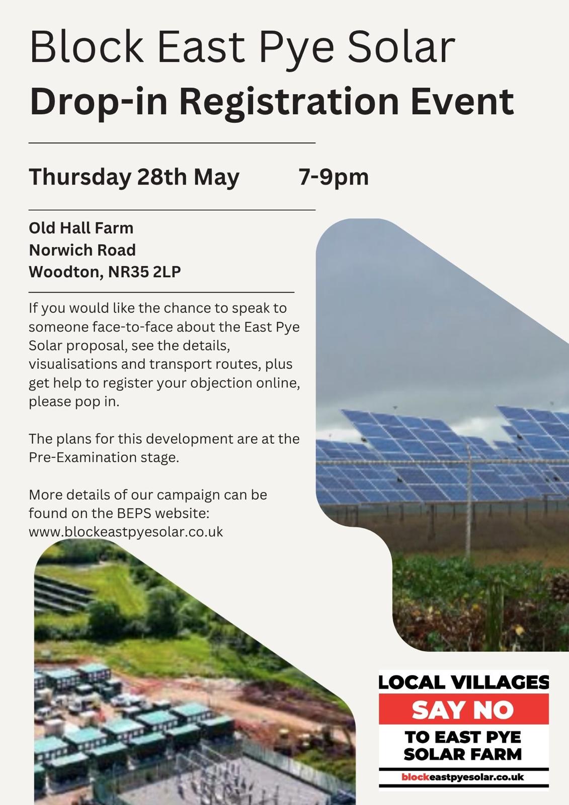 Woodton Drop-in Registration Event – 28th May 2026
